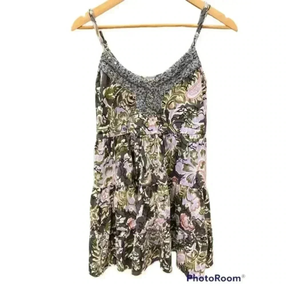 Free People Western Royalty Beaded Sun Dress